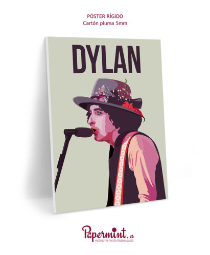Póster rígido de Bob Dylan