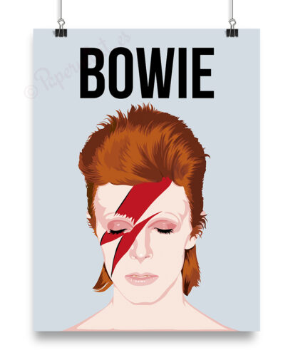 Póster de David Bowie.