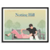 Cuadro ilustrado de la película "Notting Hill"