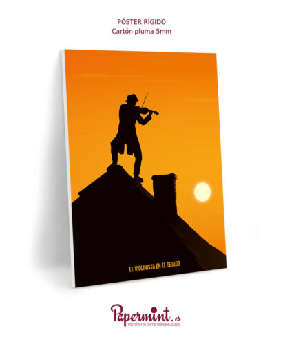 Póster rígido con escena de