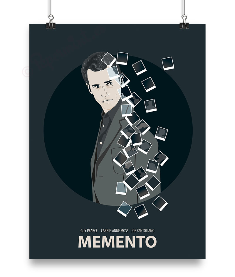 Lámina personalizada de la película "Memento"