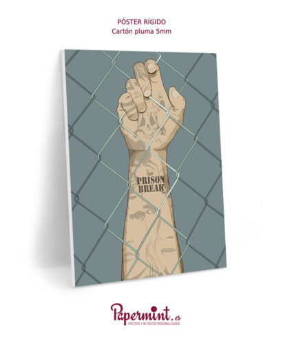 Póster rígido con ilustración de 