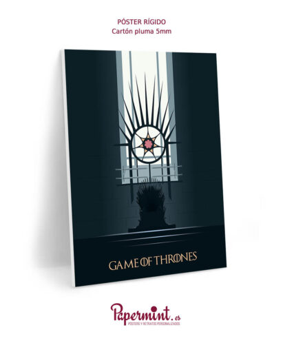 Póster rígido con ilustración de la serie 