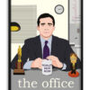 Cuadro con póster de la serie "The Office"