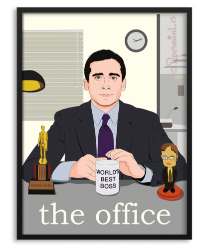 Cuadro con póster de la serie "The Office"