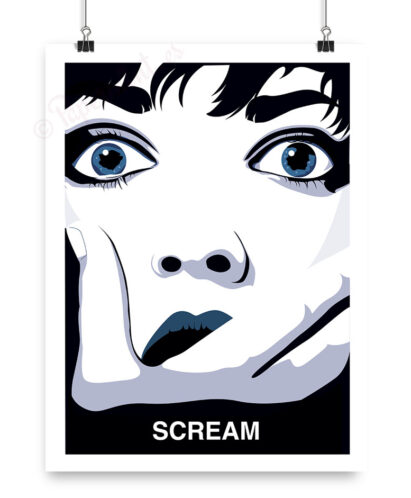 Lámina de la película Scream.