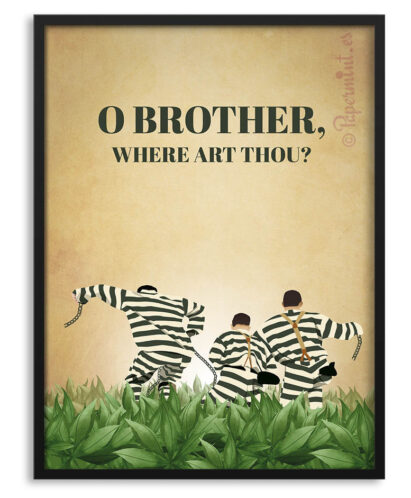 Cuadro de la película O Brother de los hermanos Coen