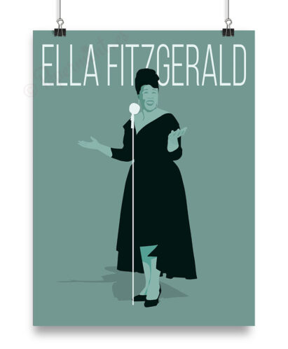 Póster de Ella Fitzgerald.