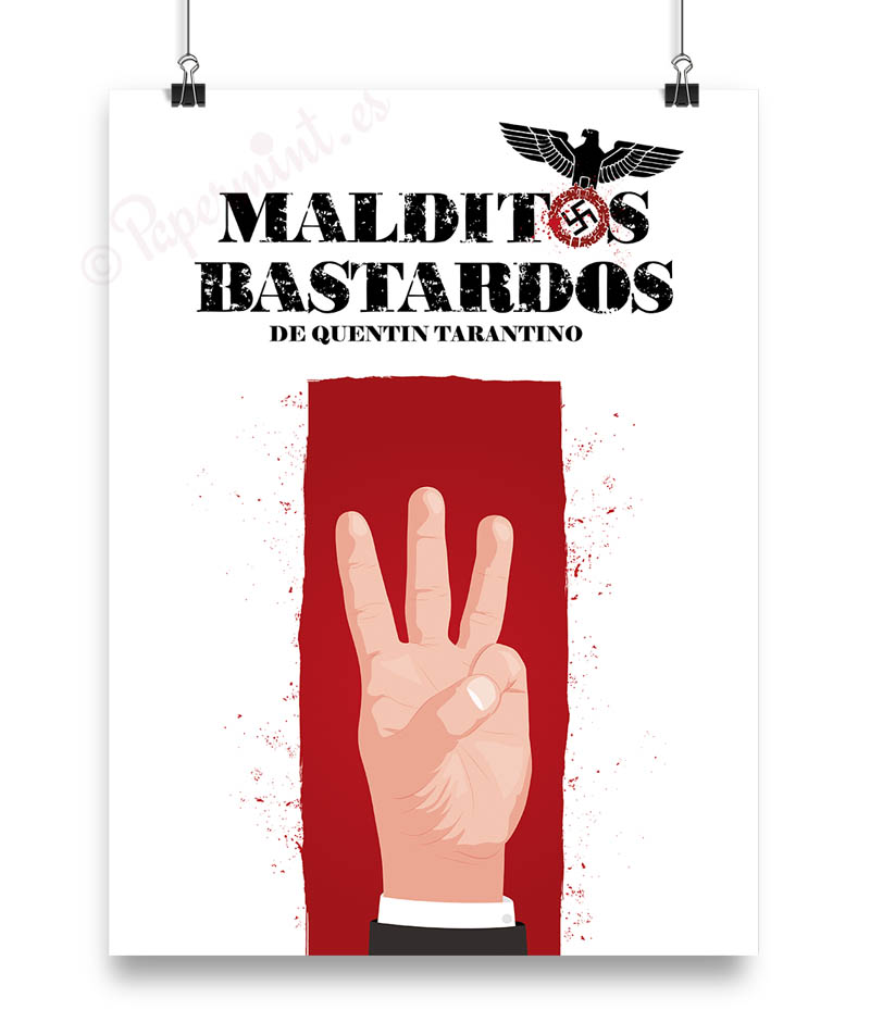 Lámina ilustración de "Inglourious Basterds"