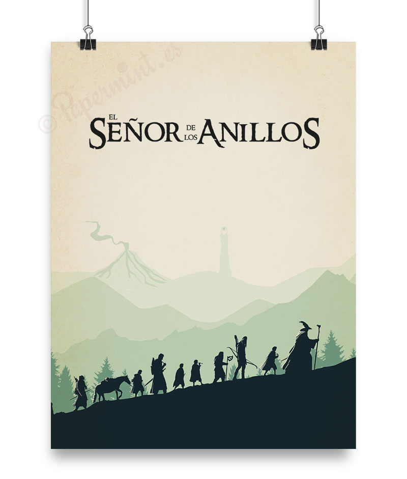 Póster de "El Señor de los Anillos"