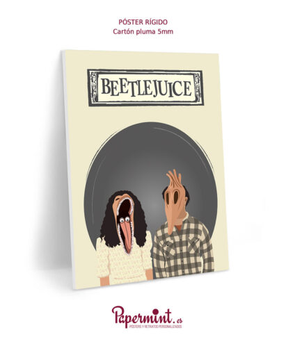 Póster rígido con imagen de la película Bitelchús.