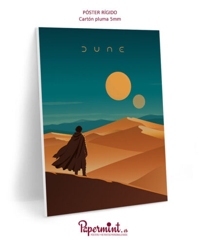 Póster de "Dune" con formato rígido en foam.