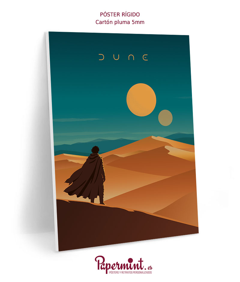 Póster de "Dune" con formato rígido en foam.