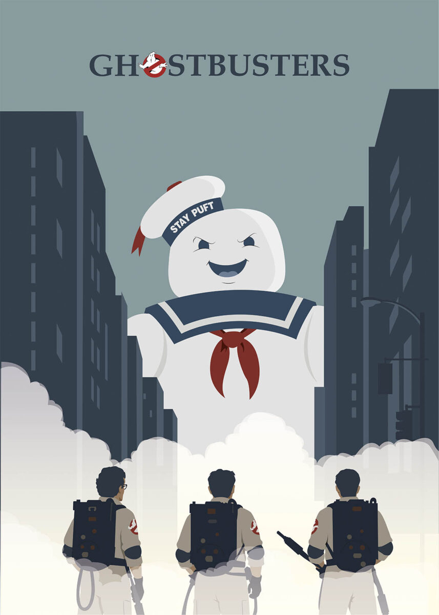 Ilustración personalizada de "Ghostbusters"