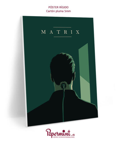 Póster de Matrix. En formato rígido para decoración.
