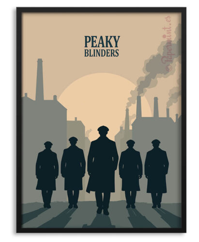 Cuadro de la serie "Peaky Blinders" para decoración