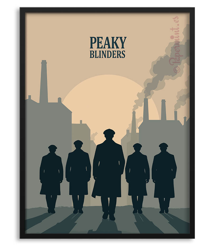 Cuadro de la serie "Peaky Blinders" para decoración